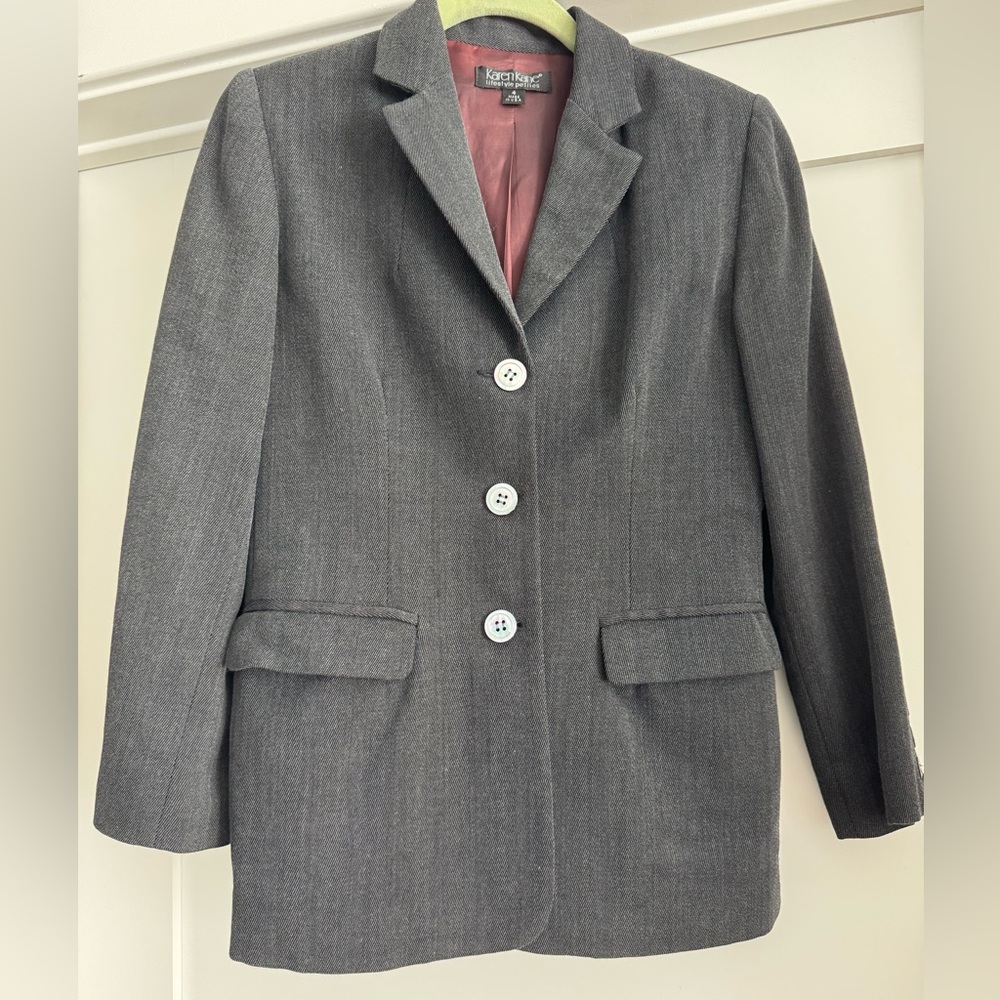 Karen Kane gray Jacket